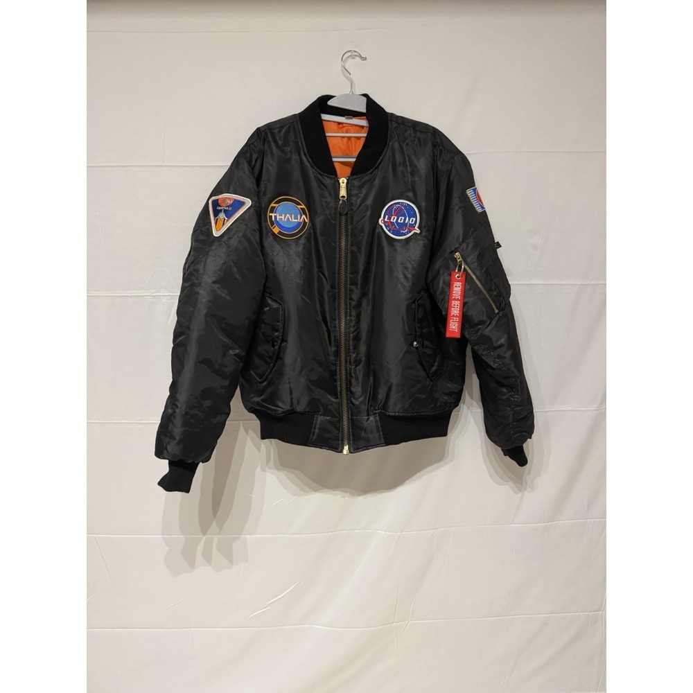 Rothco Logic Incredible True Story Size L Tour  Blue Jacket MA-1 USAF MIL-J-6141